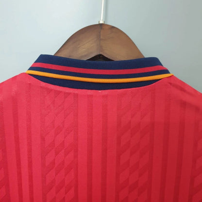 Camiseta España Local Retro 1996 Versión Fan