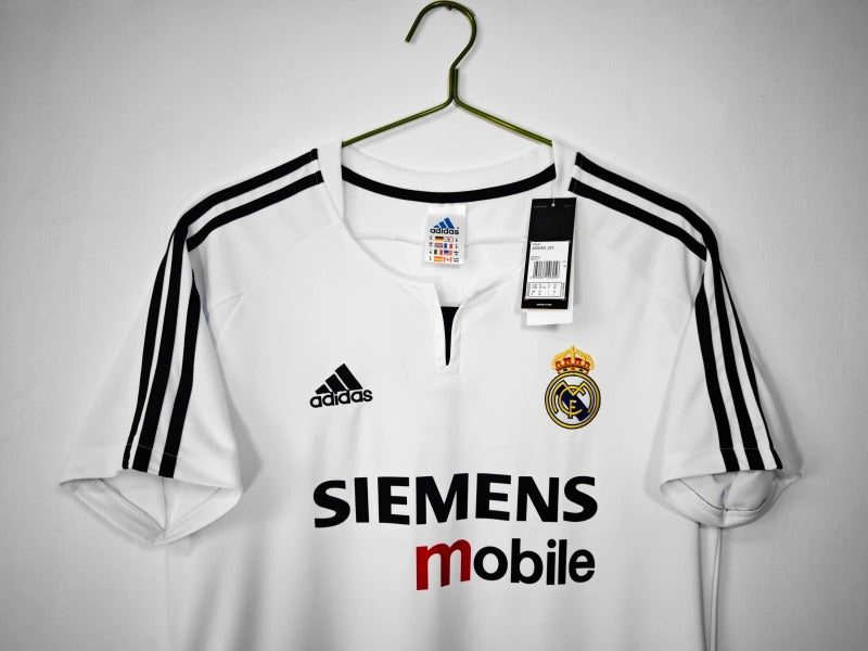 Camiseta Real Madrid Local Retro 2003/04 Versión Fan