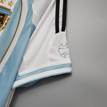 Camiseta Argentina Local Retro 2006 Versión Fan