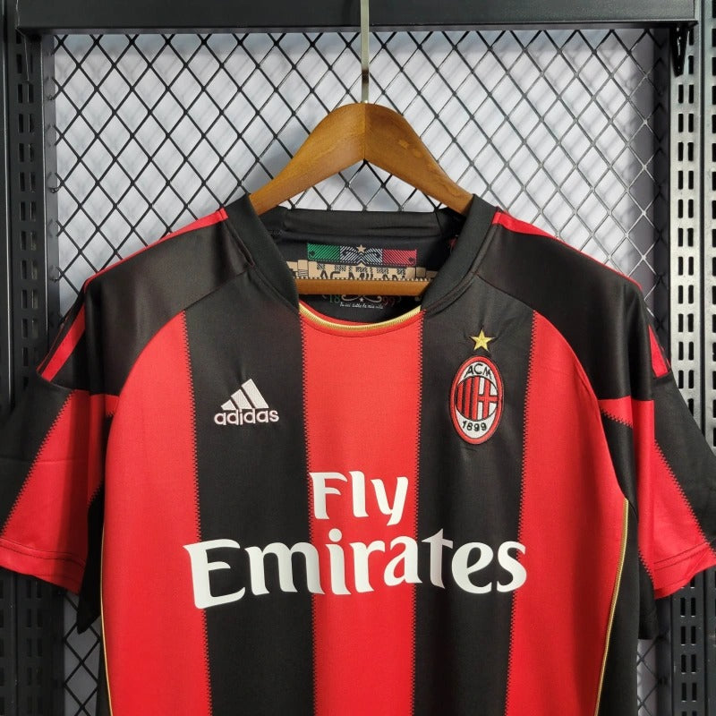 Camiseta AC Milan Local Retro 2010/11 Versión Fan