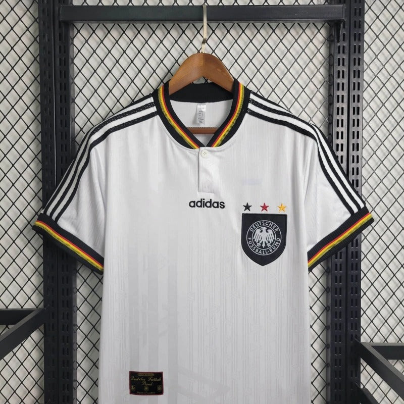 Camiseta Alemania Local Retro 1996 Versión Fan
