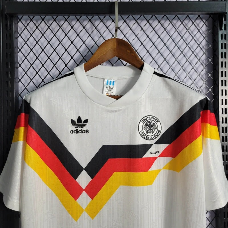 Camiseta Alemania Local Retro 1990 Versión Fan