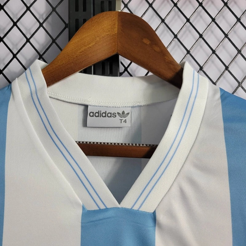 Camiseta Argentina Local Retro 1993 Versión Fan