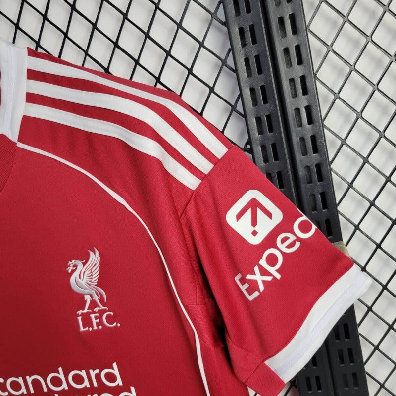 Camiseta Liverpool Local 2025/26 Versión Fan