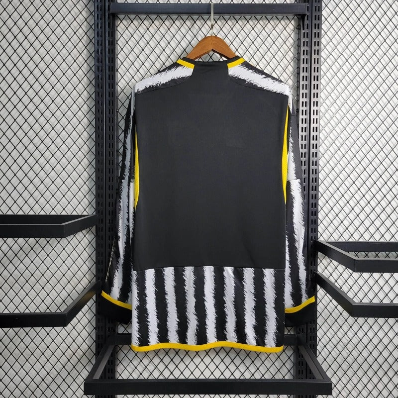 Camiseta Juventus Manga Larga Local 2023/24 Versión Fan
