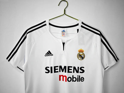Camiseta Real Madrid Local Retro 2003/04 Versión Fan