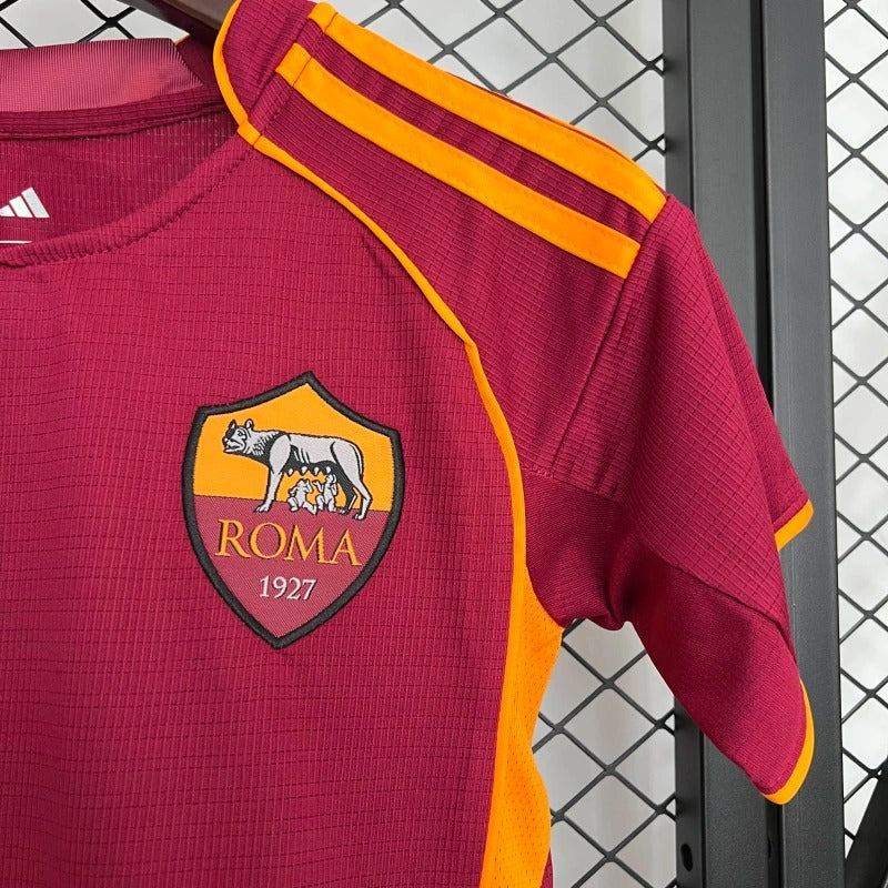AS Roma Local Kit Niños 2025/26