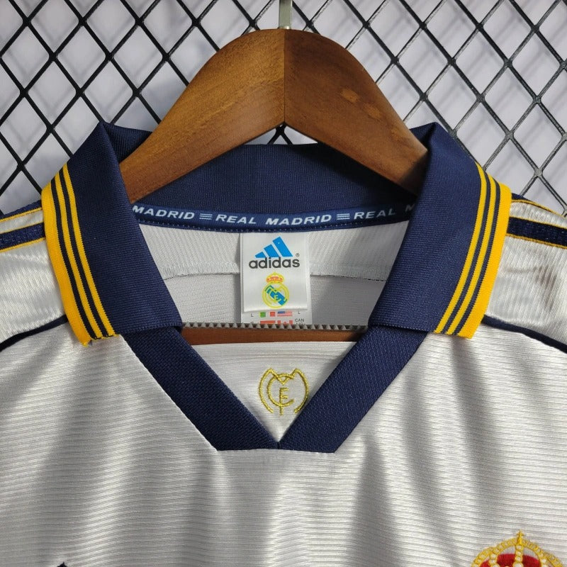 Camiseta Real Madrid Local Retro 1998/00 Versión Fan