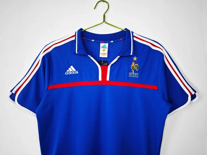 Camiseta Francia Local Retro 2000 Versión Fan