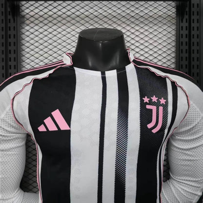 Camiseta Juventus Local Manga Larga 2025/26 Versión Jugador