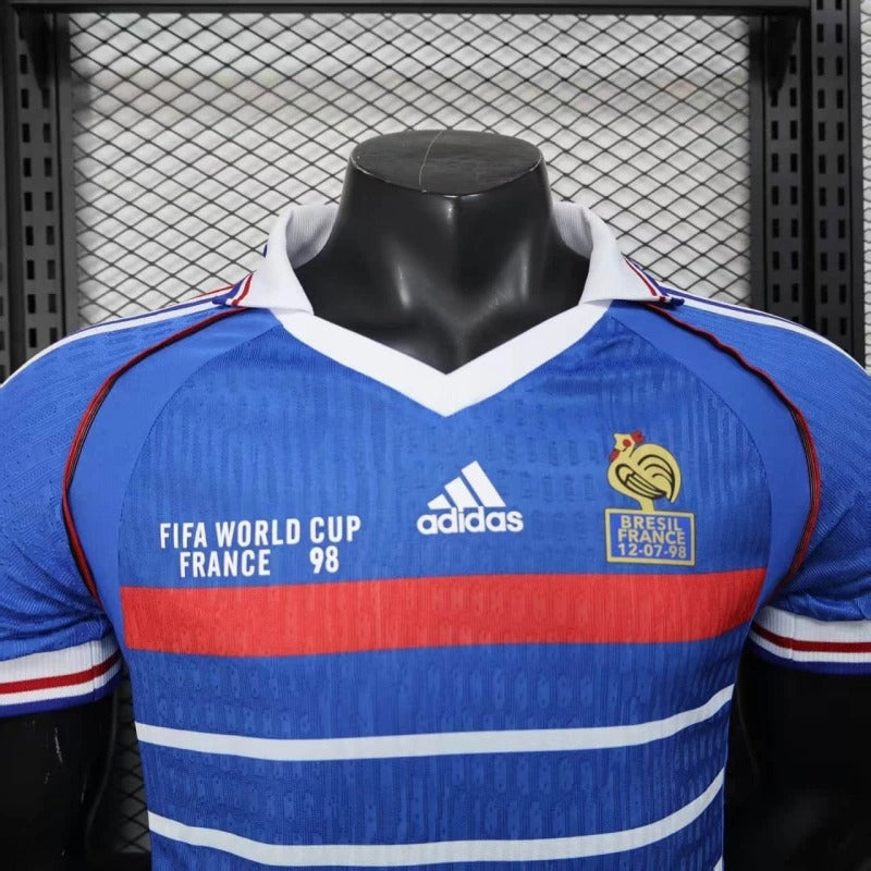 Camiseta Francia Local Retro 1998 Versión Jugador