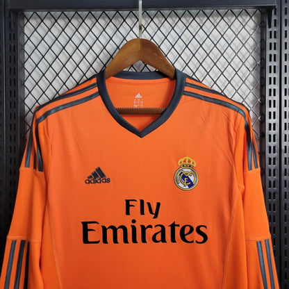Camiseta Real Madrid Manga Larga Tercera Retro 2013/14 Versión Fan