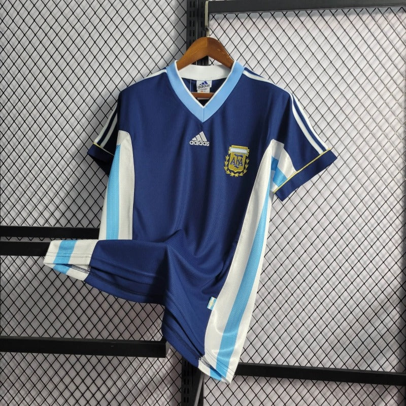 Camiseta Argentina Visita Retro 1998/99 Versión Fan