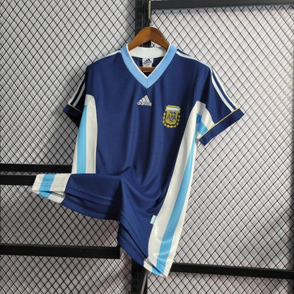 Camiseta Argentina Visita Retro 1998/99 Versión Fan