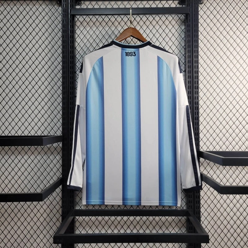 Camiseta Argentina Manga Larga Local 2026 Versión Fan