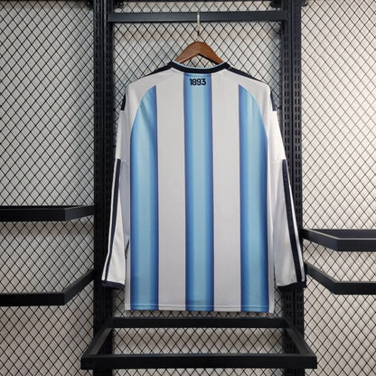 Camiseta Argentina Manga Larga Local 2026 Versión Fan