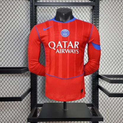 Camiseta PSG Tercera Manga Larga 2025/26 Versión Jugador