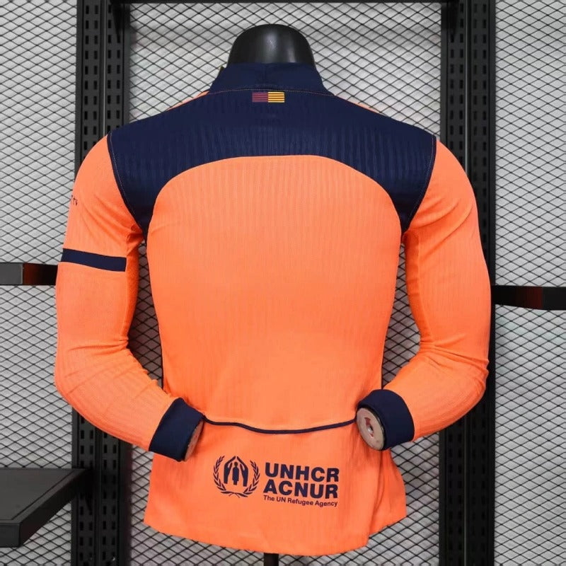 Camiseta Barcelona Tercera Manga Larga 2025/26 Versión Jugador