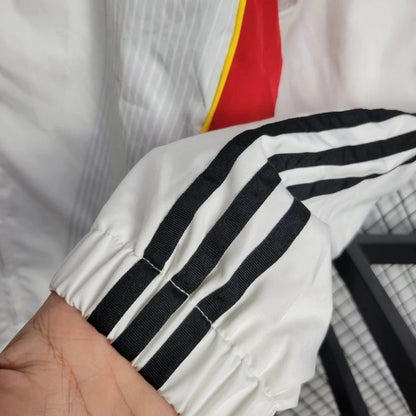 Cortavientos Adidas Alemania Blanca