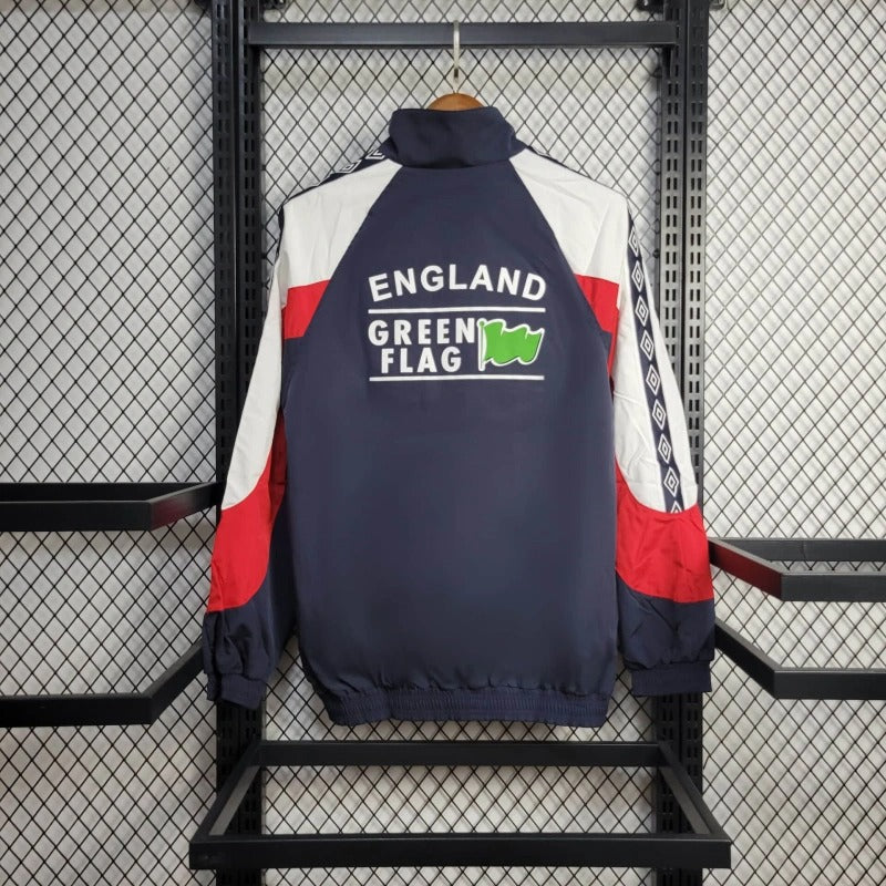 Cortavientos Inglaterra Umbro Retro 90s Azul/Blanco/Rojo
