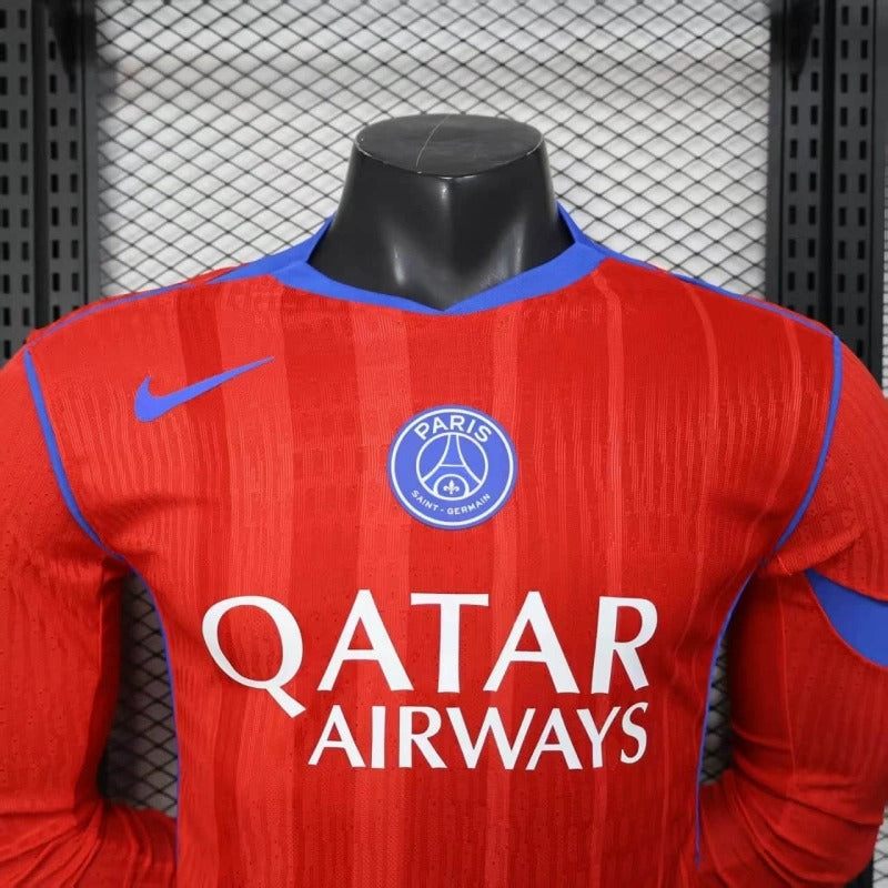 Camiseta PSG Tercera Manga Larga 2025/26 Versión Jugador