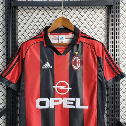 Camiseta AC Milan Local Retro 1998/99 Versión Fan