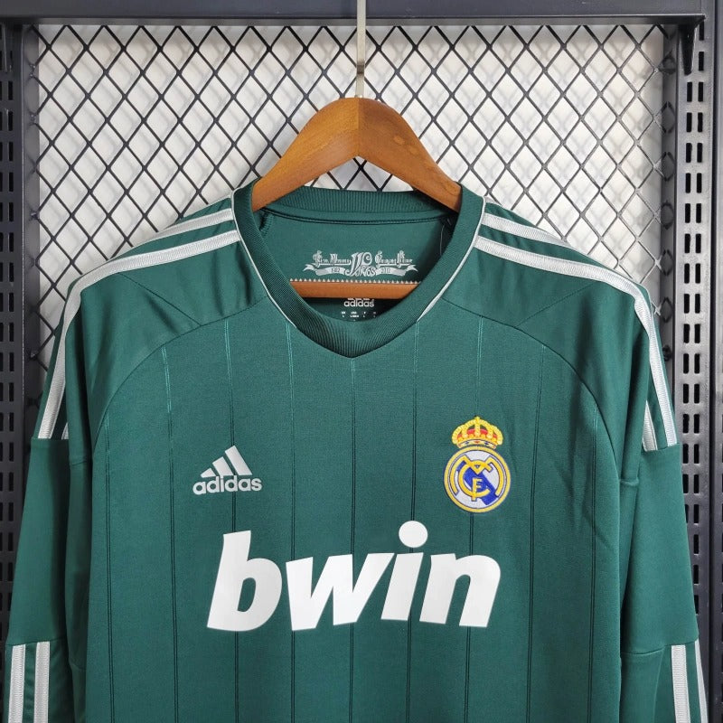 Camiseta Real Madrid Manga Larga Tercera Retro 2012/13 Versión Fan