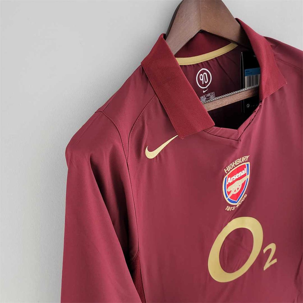Arsenal Retro Manga Larga 2005/06