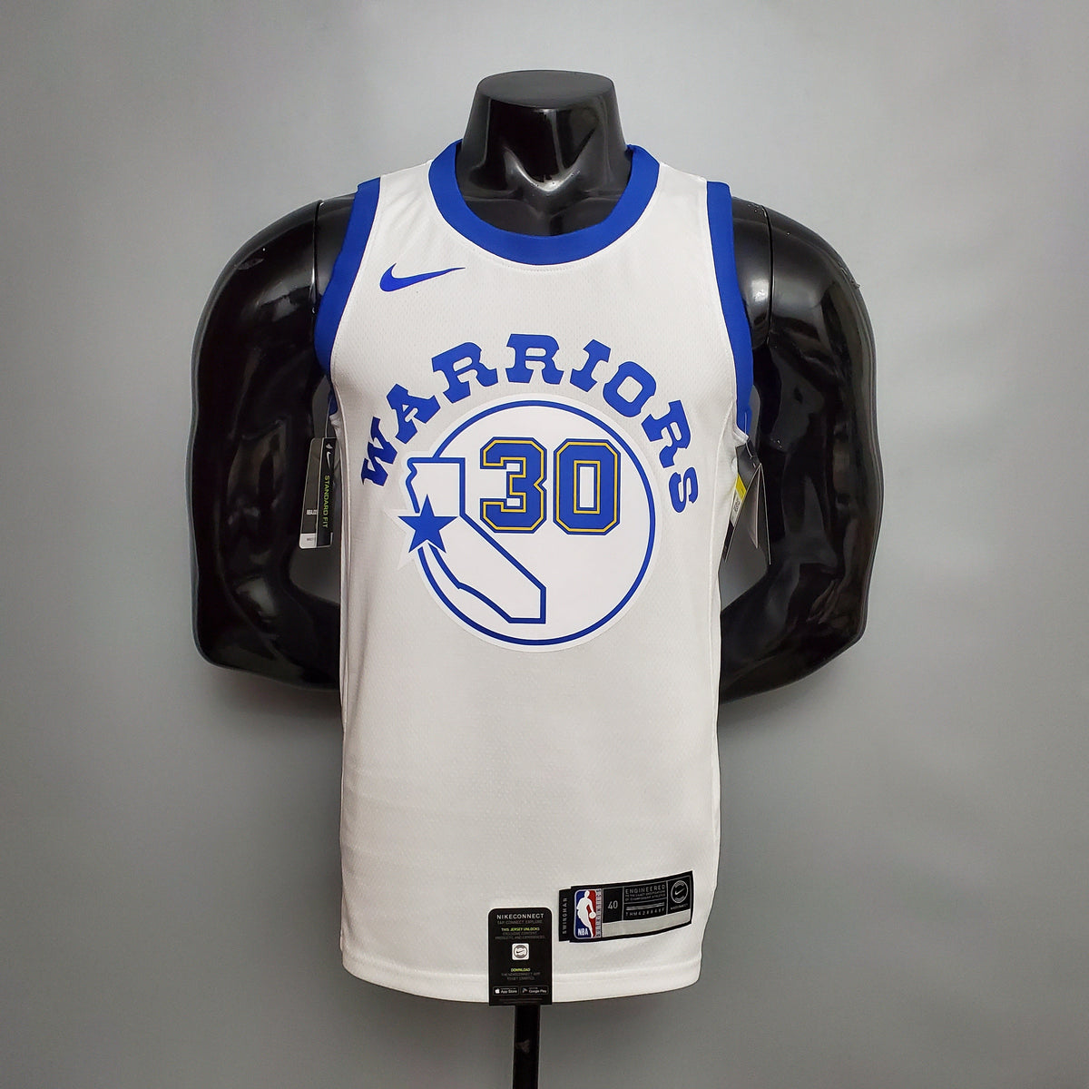 Camiseta Golden State Warriors Retro Blanca