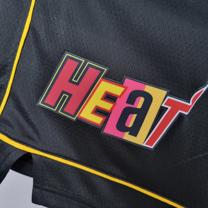 Camiseta Miami Heat "Urban Edition" Shorts Negros