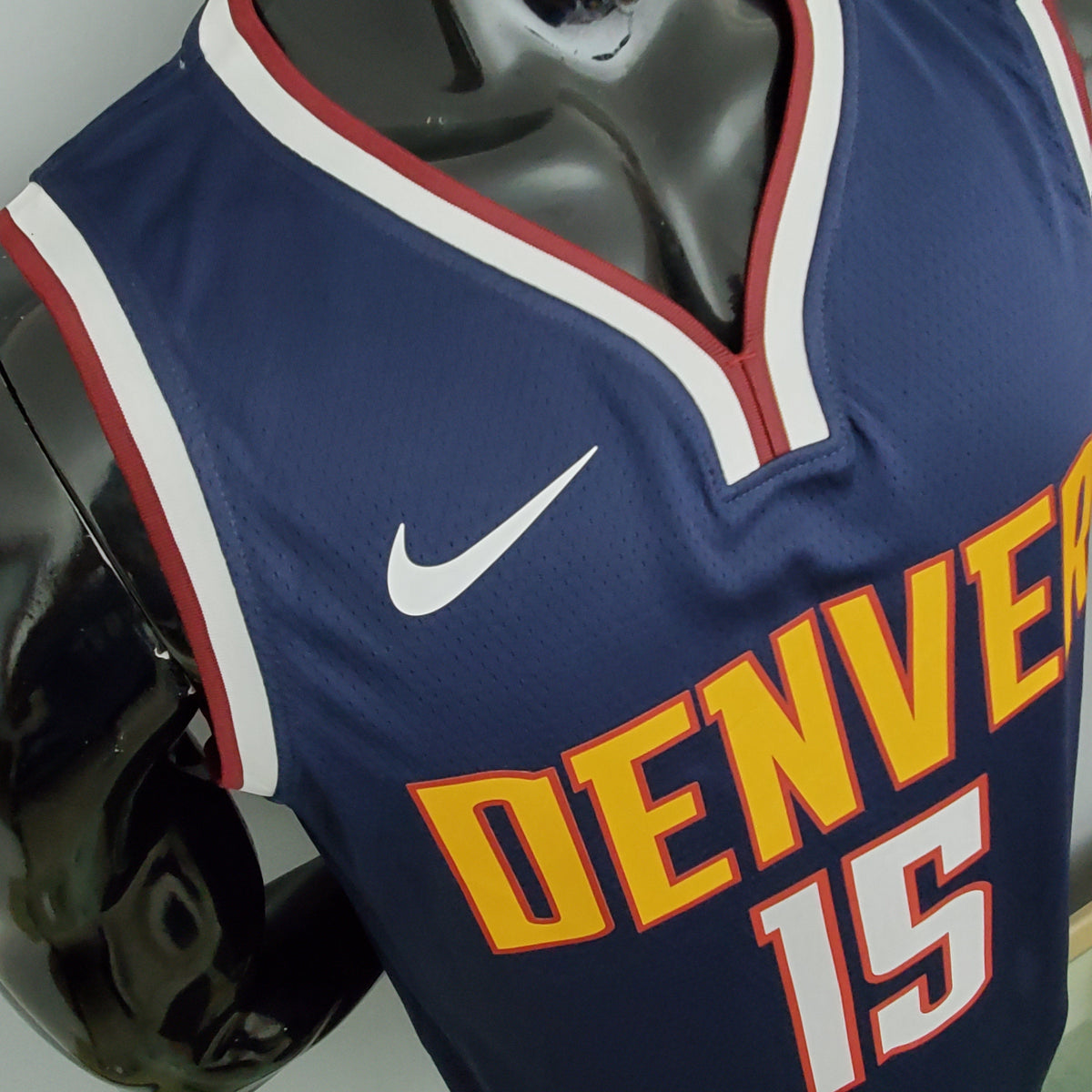 Camiseta Denver Nuggets Camiseta Azul Marino NBA