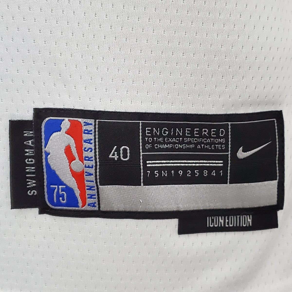 Camiseta NBA 75 Aniversario Philadelphia 76ers Blanca