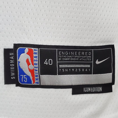 Camiseta NBA 75 Aniversario Philadelphia 76ers Blanca