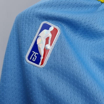 Camiseta 75 Aniversario Memphis Grizzlies "Jordan Edition" Shorts Celestes