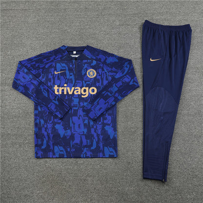 Buzo Completo Chelsea Diseño Azul