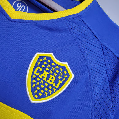 Camiseta Boca Juniors Local Manga Larga Retro 2004