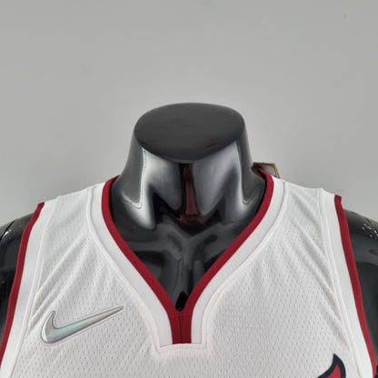 Camiseta NBA 75 Aniversario Miami Heat Blanca