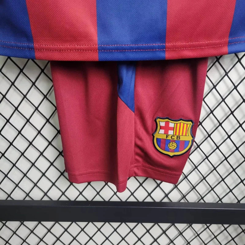 Barcelona Retro Kit Niños Local 2010/11