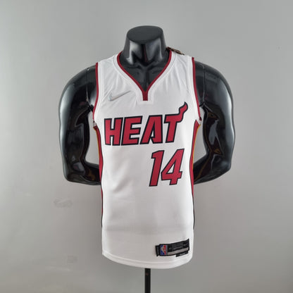 Camiseta NBA 75 Aniversario Miami Heat Blanca