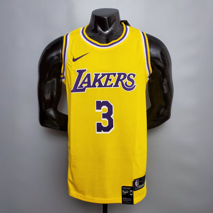 Camiseta LA Lakers Clásica Amarilla Versión Fan