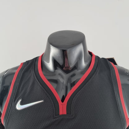 Camiseta NBA 75 Aniversario Miami Heat Negra