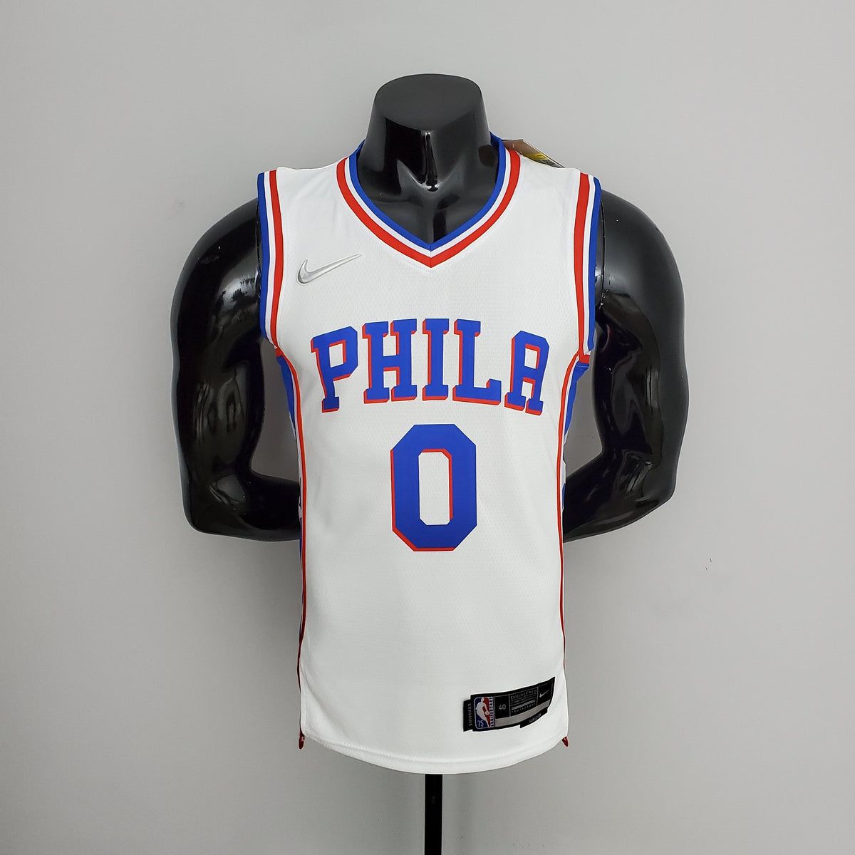 Camiseta NBA 75 Aniversario Philadelphia 76ers Blanca