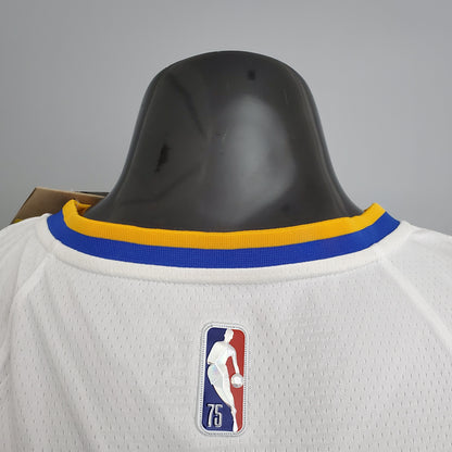 Camiseta Golden State Warriors Clásica Blanca NBA 75 Aniversario