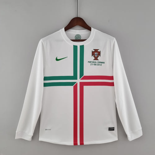 Camiseta Portugal Manga Larga Retro 2012