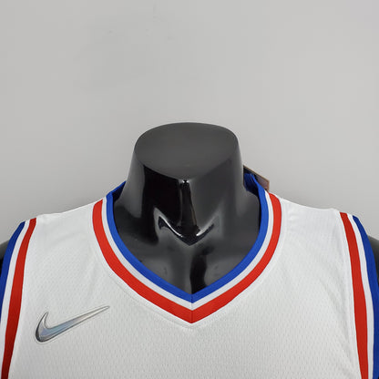 Camiseta NBA 75 Aniversario Philadelphia 76ers Blanca
