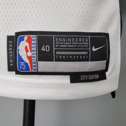 Camiseta Milwaukee Bucks 2022 Blanco NBA