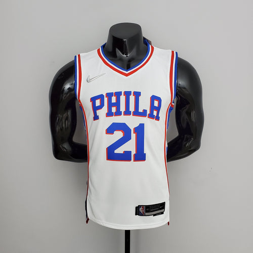 Camiseta NBA 75 Aniversario Philadelphia 76ers Blanca