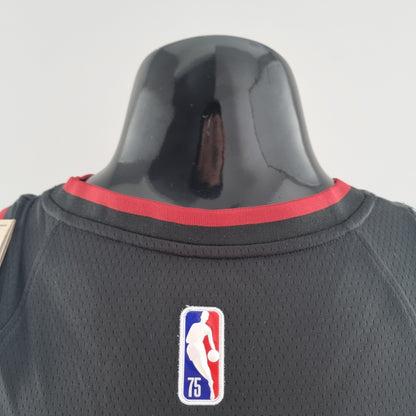 Camiseta NBA 75 Aniversario Miami Heat Negra