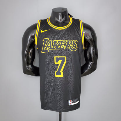 Camiseta LA Lakers Negra Edición Black Mamba Versión Fan