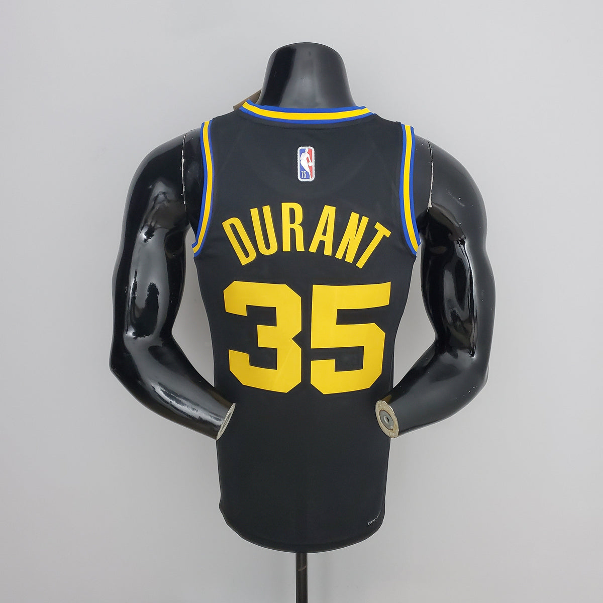 Camiseta Golden State Warriors Clásica Negra NBA 75 Aniversario